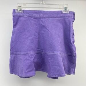 J.Crew Crewcuts Girls Corduroy Ruffle Hem Lavender Skirt- Size 14- NWT